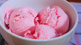 SORVETE DE GELATINA | COMO FAZER SORVETE DE GELATINA QUE RENDE 3 LITRO ( sorvete cremoso de morango)