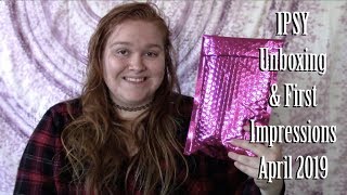 IPSY Glam Bag | Unboxing & First Impressions | April 2019