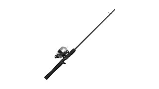 Zebco 33 Spincast Reel and 2-Piece Fishing Rod Combo, 5.5-Foot Durable Fiberglass Rod with Split Co