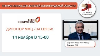 Директор МФЦ - на связи