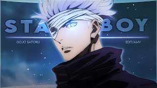 Jujutsu Kaisen  - '' Satoru Gojo '' Starboy 💫[Edit/AMV]!