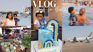 VLOG: We Travelled To Benin City and This Happened.., Market Runs, Carson's Pre Birthday, Water Park