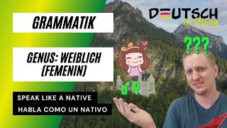 Feminin / Weiblich - Genus | [Deutsch/Sub] | Deutsch im Alltag