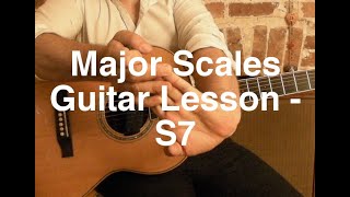 Major Scales Guitar Lesson Step 7