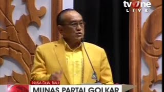 Penutupan Munas Golkar, ARB :"Kita Dipertontonkan Demokrasi Yang Sudah Matang", Benarkah ???