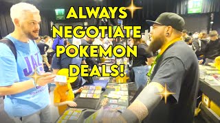 Making Deals Selling At Trading Card Shows - Vendor POV Scotland Card Show #pokemoncards #vendorpov