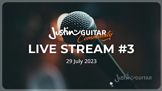 The JustinGuitar Community Live Stream Student Concert #3