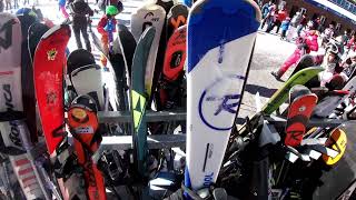 The first skiing experience in Sierra Nevada,  Spain