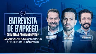 ENTREVISTA DE EMPREGO - Quem será o próximo prefeito de SP? NUNES X BOULOS | 25/10 às 12h