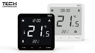 TECH Controllers - room regulator's ST-297 functions, installation and settings