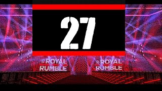 WWE ROYAL RUMBLE 2022 SURPRISE RETURN Entrance #27 Stage Animation