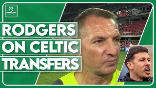 Brendan Rodgers on Celtic transfer latest, three-striker plan, Ben Siegrist & more