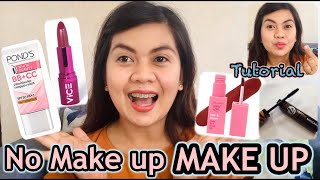 NO MAKE UP, MAKE UP Tutorial | VICE Ganda Lang! lipstick review | Make Up tutorial