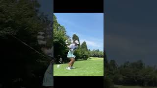 菊地 花霞プロ　美スイング　スローモーション　#shorts #golf