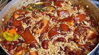 Jamaican Barefoot Rice & Peas (one pot meal)