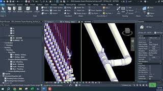 [ Part 5 ] Cold Water Pipe Routing. Using The Copy Tool To Copy Multiple Times. When To Copy.