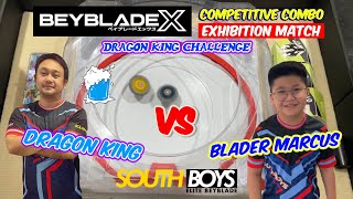 The Dragon King VS Blader Marcus | Beyblade X Competitive Exhibition Match ベイブレードエックス