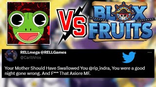 The Rell SEAS AND Blox FRUITS BEEF.