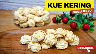 Resep Kue Kering Sagu Keju // Renyah & Lumer // Sajian lebaran