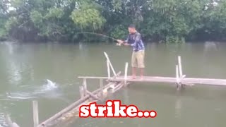 MANCING BUTUH KESABARAN !!! TAPI MANCING DI SUNGAI BUTUH KESABARAN EXTRA...