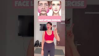 Face lift up exercises #homeworkout #weightloss #shorts