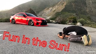 Lexus RCF road trip down the coast with the boys AND girls!