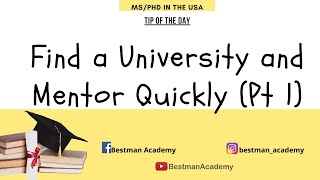 How to Find a Suitable Advisor/Supervisor for your Masters or PhD (Pt 1) | Keywords to Lookout For