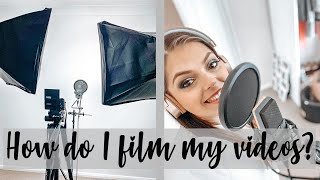 How Do I Film My Videos? | Filming Set Up And Getting Ready | Behind The Scenes