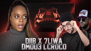 Diib X 7liwa - Dmou3 l'Croco (OfficialMusic  Video) - prd by Mehdionthetrack REACTION 🇲🇦🖤