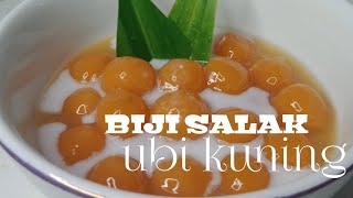 RESEP KOLAK BIJI SALAK UBI KUNING|menu takjil puasa|tetep lembut jika dingin