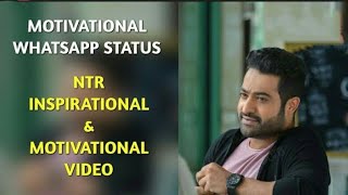 NTR lNSPIRATIONAL and MOTIVATIONAL ll whatsapp status ll Ringtone lover mm