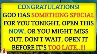 🔴Congratulations! God has something special for you tonight. God Says #godmessage #jesusmessage