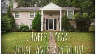 Taking it back to when we first moved into our new house, 1 year ago|Vlog