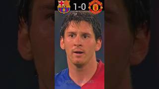 Barcelona vs Man United Final UCL 2009 #messi vs #ronaldo 🔥💪 #football #youtube #shorts