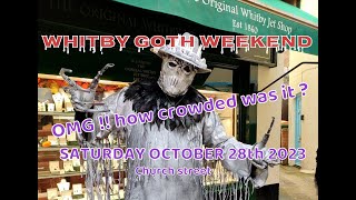 Whitby Goth weekend 2023  Saturday 28th October.