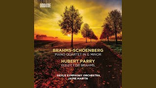 Piano Quartet No. 1 in G Minor, Op. 25 (Orch. A. Schoenberg) : I. Allegro