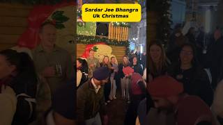 Sardar Bhangra In UK Christmas Stole the show #bhangra #sardar #UK #Christmas