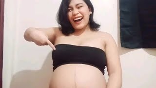 8 month pregnant mommy part 7