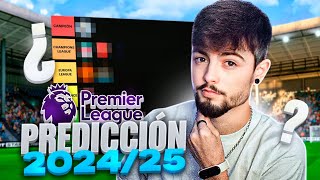 MI PREDICCIÓN para la Premier League 24/25