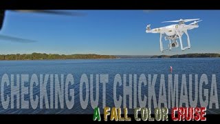 CHECKING OUT CHICKAMAUGA LAKE   AERIAL COLOR CRUISE 2016