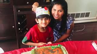 Neel's Soccer Themed Birthday Party/Magic show/Ronaldo cake