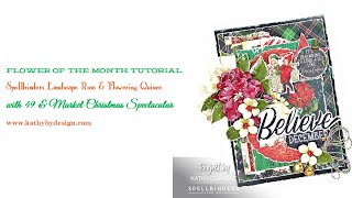 How to Make Spellbinders Landscape Rose and Flowering Quince Flowers