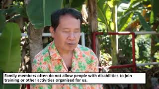 Thailand - Older people living with disabilities