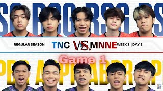 TNC VS MINANA EVOS GAME 1 | MPL PH S12 | WEEK 1 DAY 3 #mobilelegends #mplseason12 #pinaslangmalakas