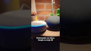 Chismeando con #Alexa , #googlehome se enoja 🤣🤣 #comedia #shorts