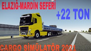 Elazığ-Mardin SEFERİ(+22 TON) LASTİK PATLADI//CARGO SİMÜLATOR 2021//