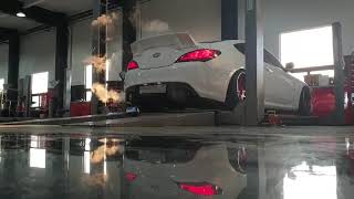 Genesis coupe 3.8 pico exhaust