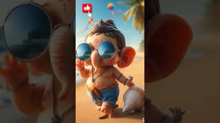 Cute Ganpati Status #ganpati #ganesh #ganpatibappa #trending #shorts #viralvideo #lalbaughcharaja