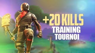 TOURNOI FORTNITE - UNE +20 KILLS A L'ENTRAINEMENT ! @PSLeague