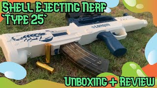 Taking a look at the Nerf Type 25! (Unboxing + Review 4k 1080p)